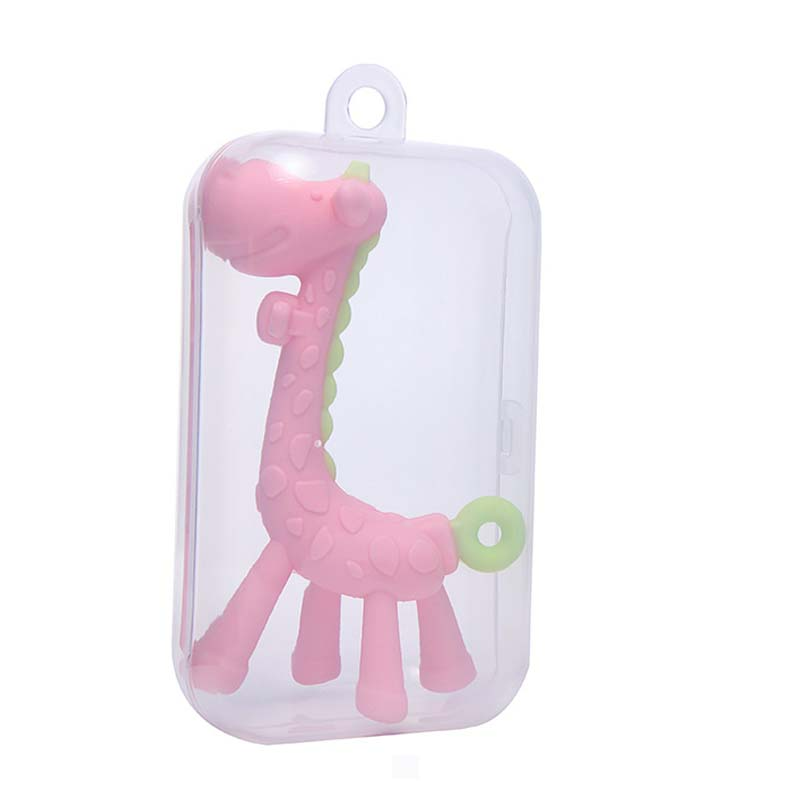 Baby Beißspielzeug Giraffe aus Silikon