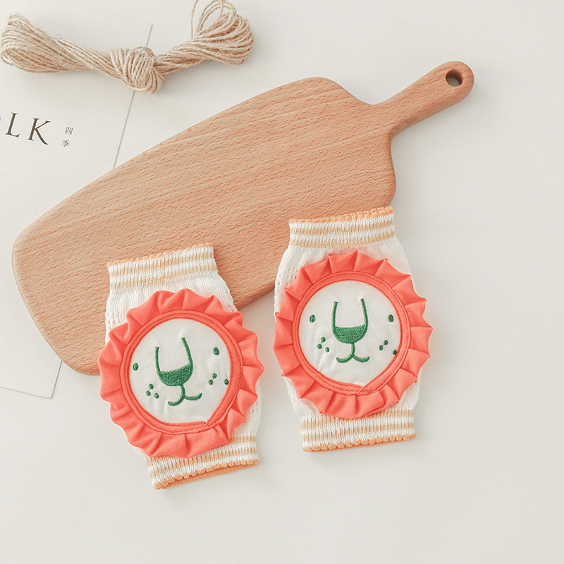 Baby Knieschoner zum Krabbeln – Rutschfeste Kniepolster mit Tiermotiv
