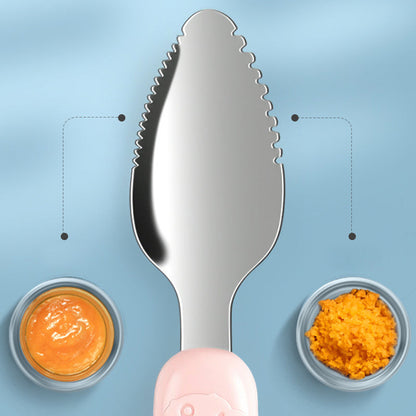 2-in-1 Silikon Löffel für Babys