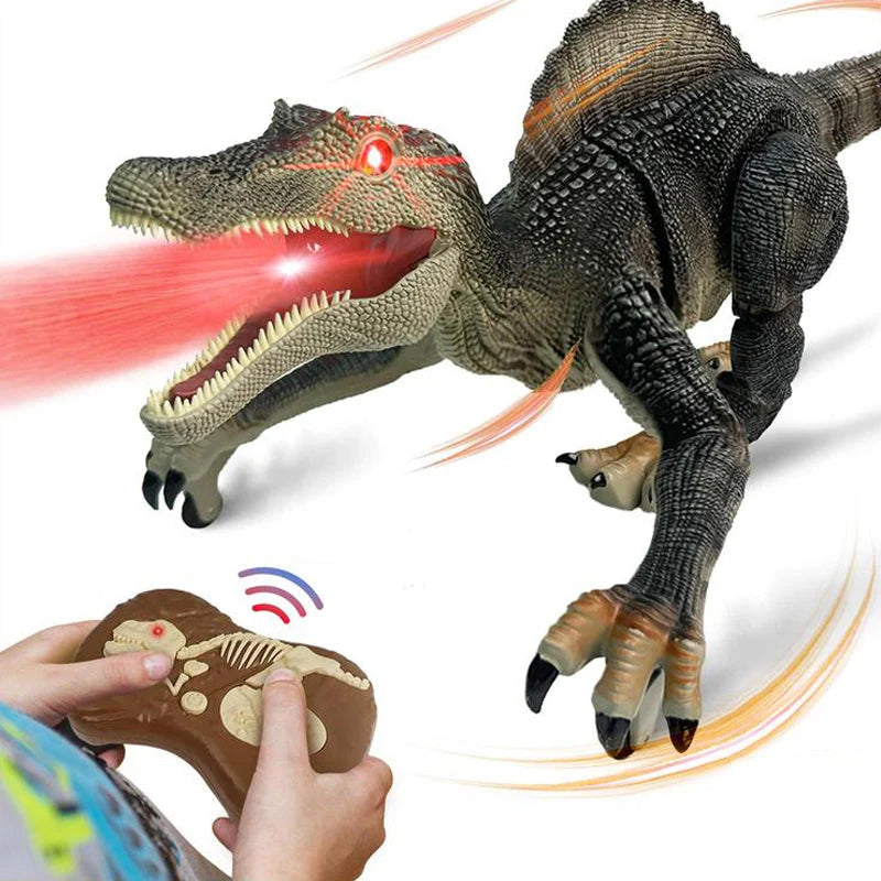 Fernsteuerbarer Dinosaurier mit Nebelspray-Funktion
