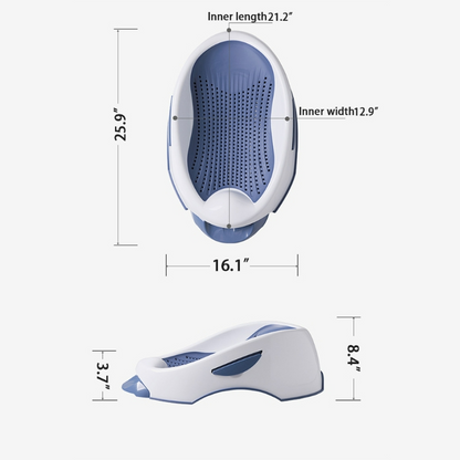 Ergonomischer Baby-Badewannen-Sitz für Neugeborene