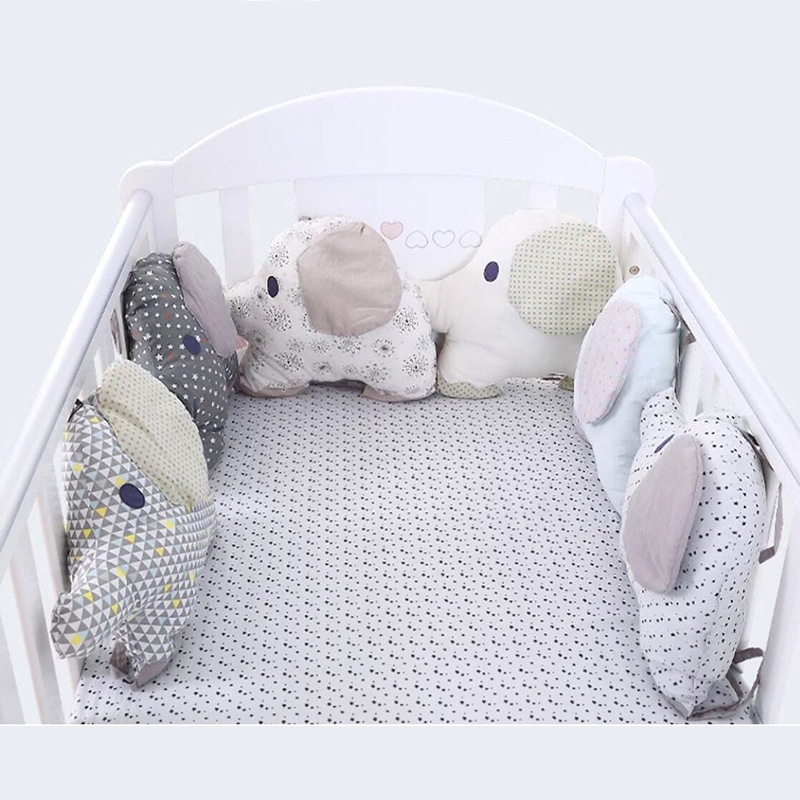 Baby Bettumrandung – Weiche Kinderbett Kissen für Babys