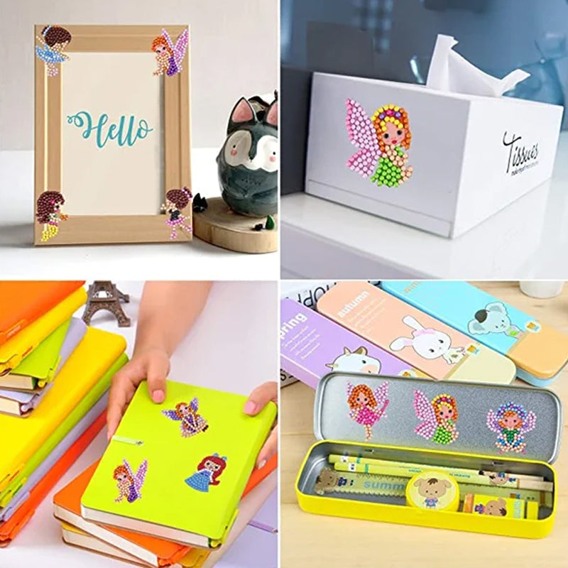 Kreatives Diamant-Mosaik Sticker-Set