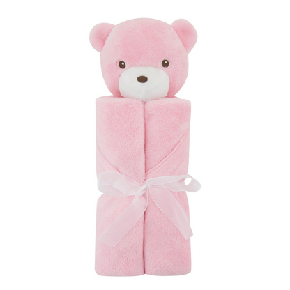 Kuschelige Babydecke mit Hasen-Design – Flauschige Baby Kuscheldecke
