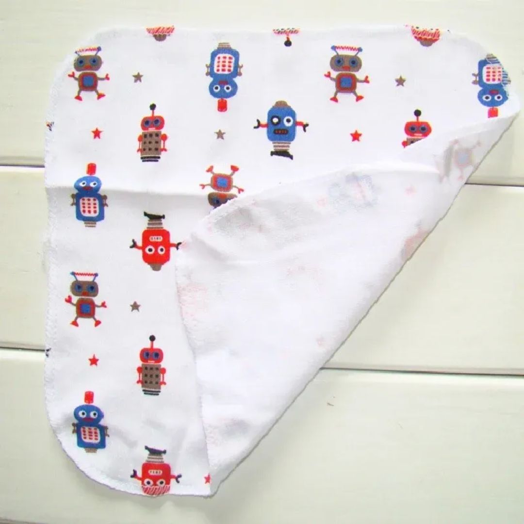Baby Waschlappen aus Baumwolle – Weiche Wasch- & Spucktücher im Set