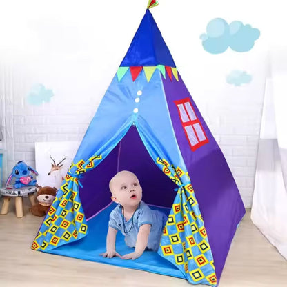 Buntes Kinderzelt - Indoor-Spielzelt für kreatives Spielen