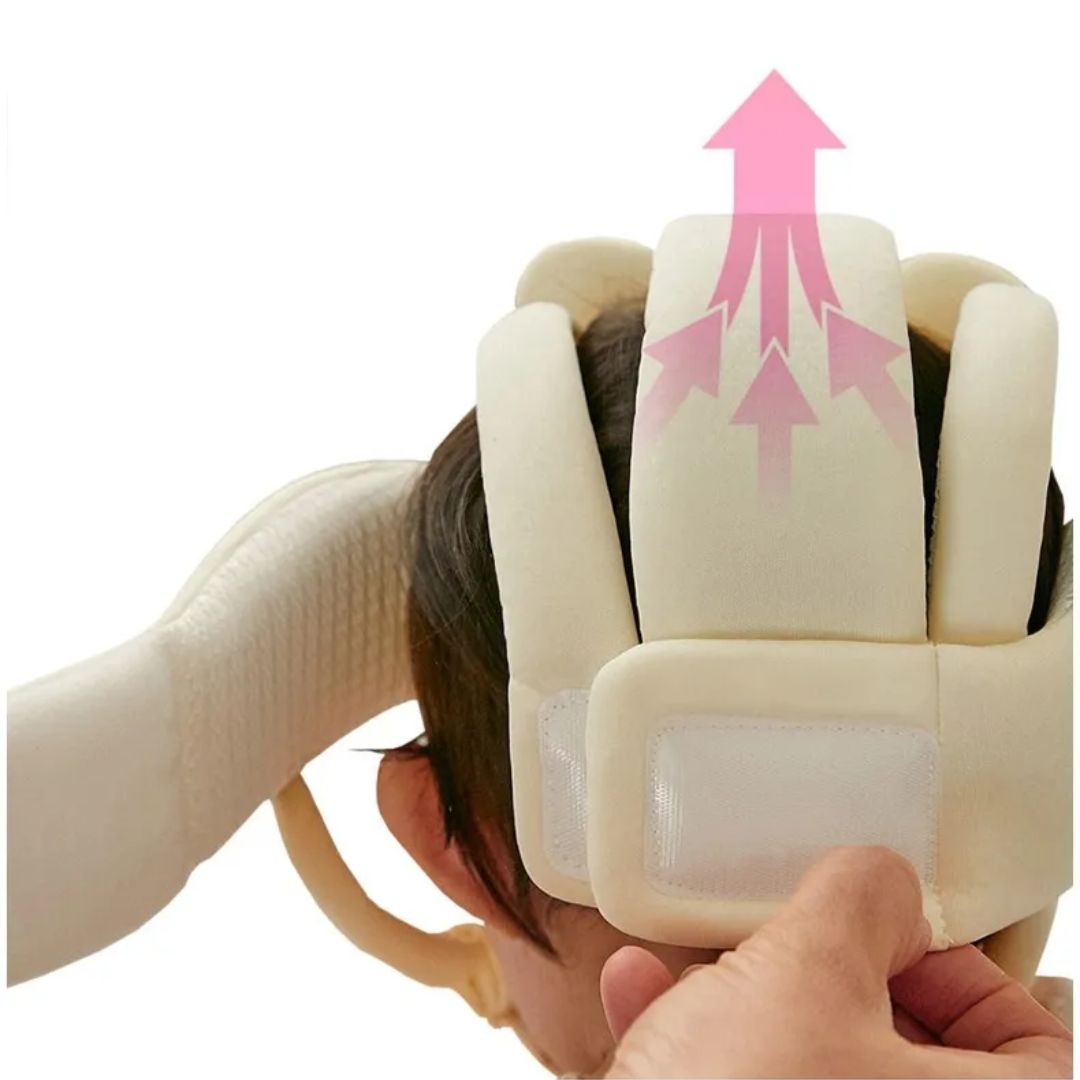 Baby Schutzhelm mit Tiermotiv – Weicher Kopfschutz für Kleinkinder
