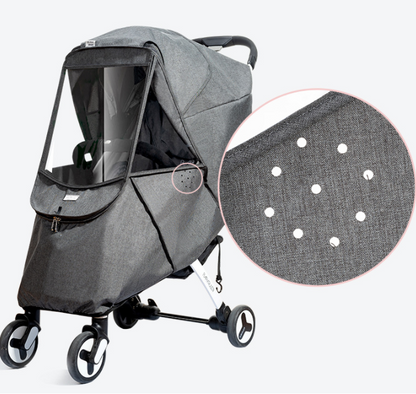 Kinderwagen Regenschutz Universal – Wind- & Wetterfeste Abdeckung