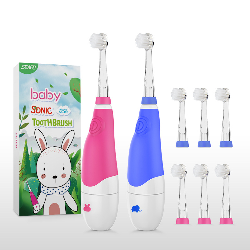 Elektrische Baby Schallzahnbürste – Sanfte Kinderzahnbürste