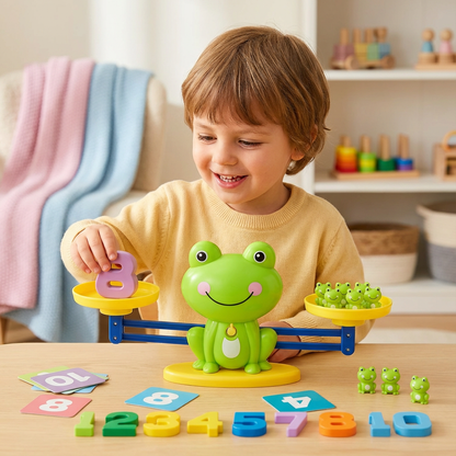 Pädagogische Frosch Waage Kinder Spielzeug - Mathematik leicht gemacht!