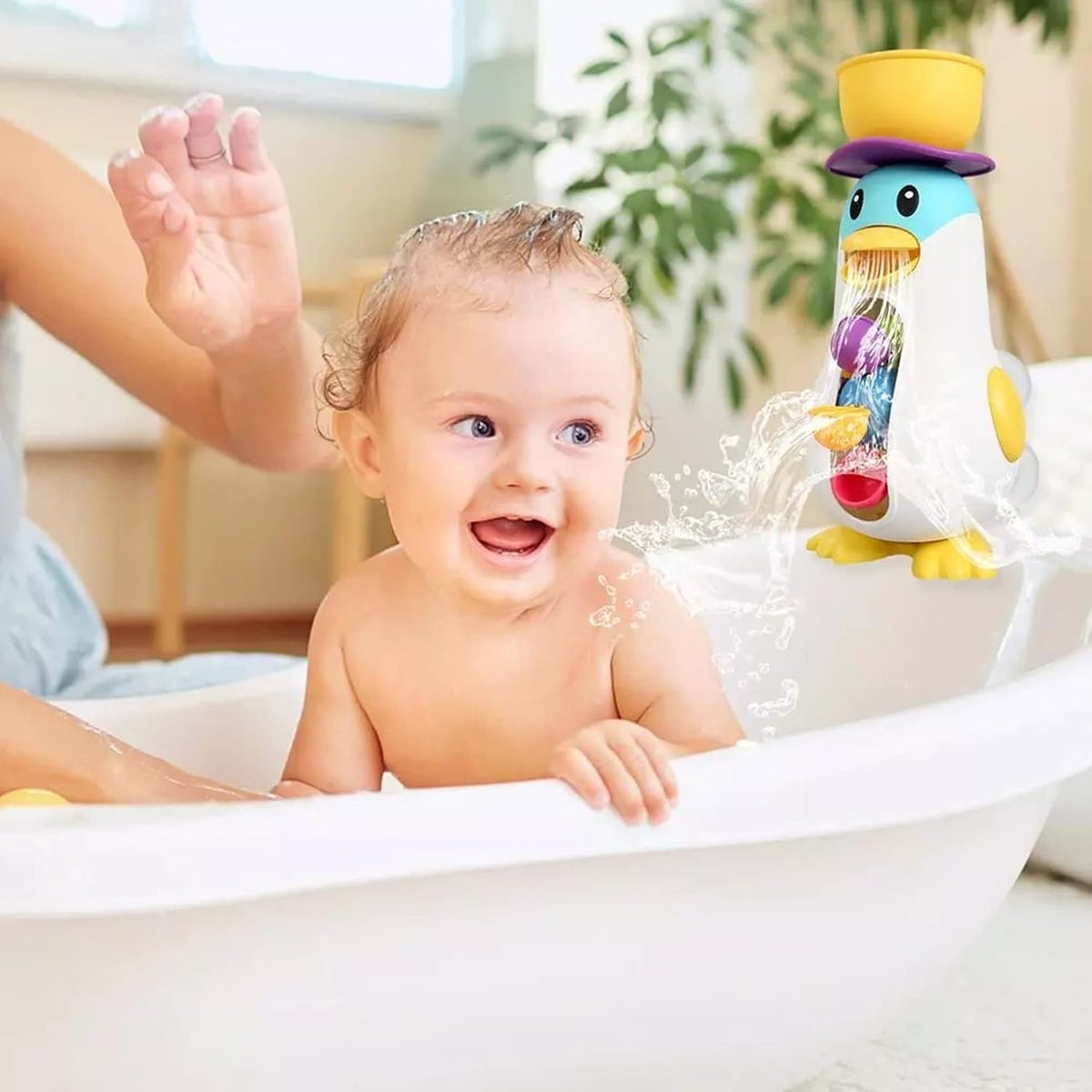 Wasserrad-Spielzeug für die Badewanne
