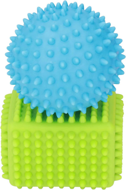 Bunte Baby Greifspielzeuge Set – Texturierte Würfel und Formen für Sinnesentwicklung