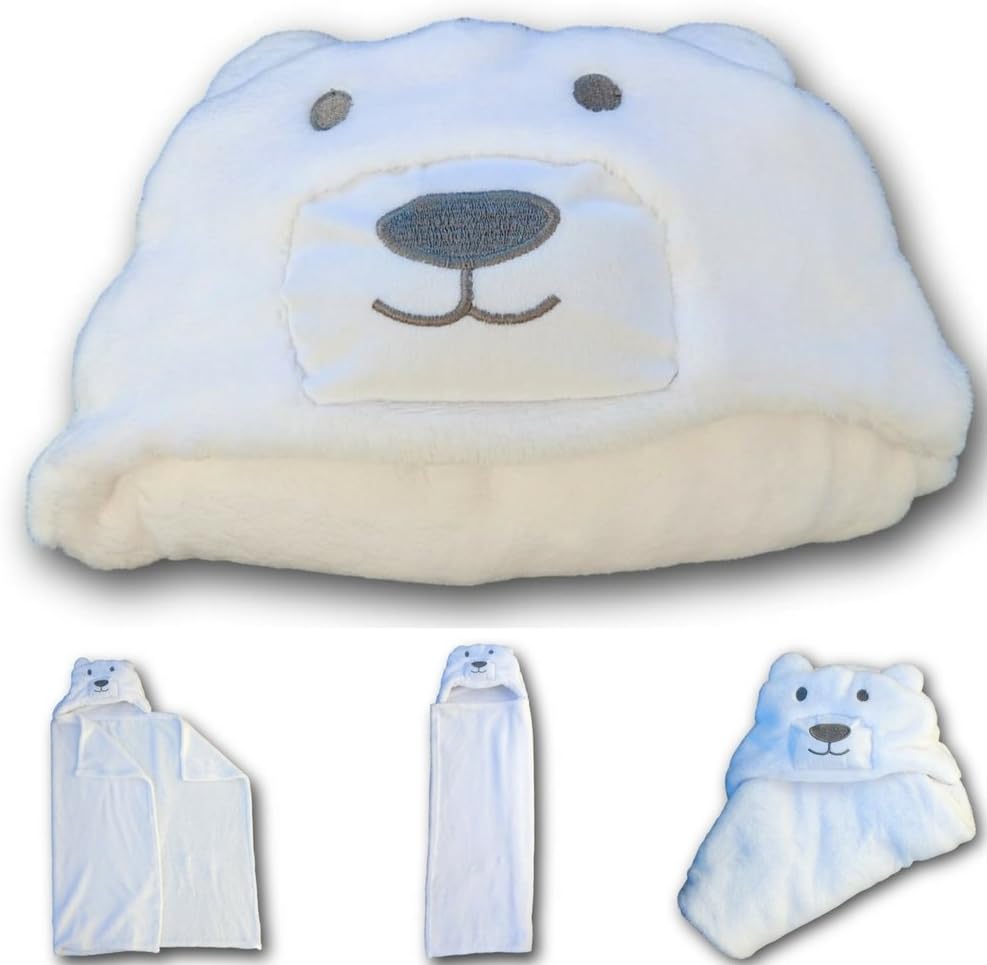 Baby Badetuch mit Kapuze – Weiches und Flauschiges Handtuch
