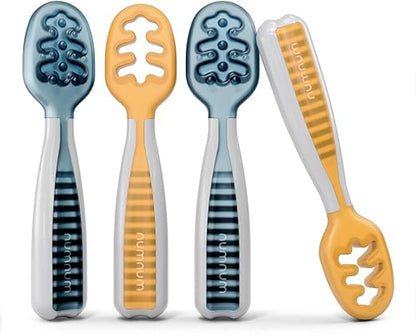 Baby Lernlöffel Set – Selbstlern-Besteck für Babys