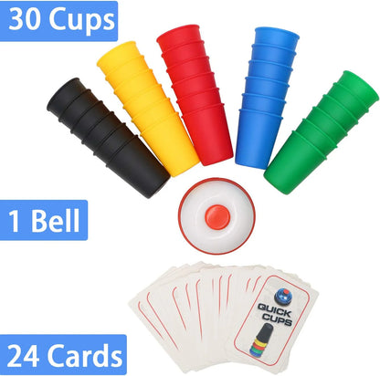 Blitzschnelles Stapel-Duell – Reaktionsspiel