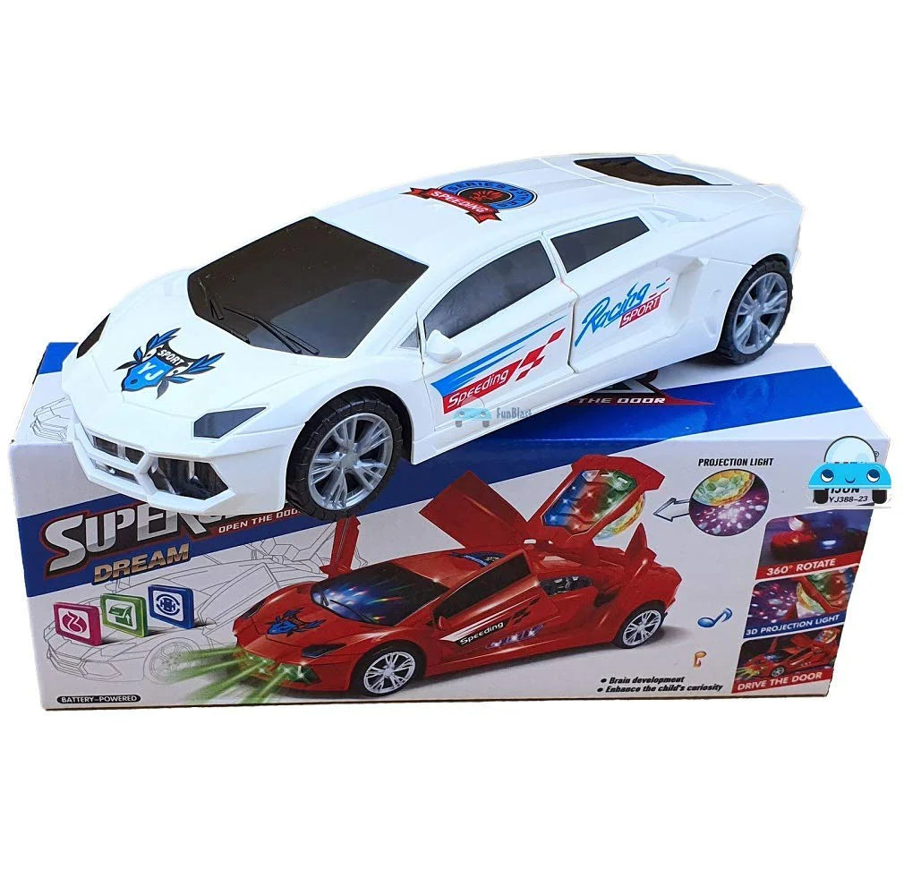 Flexibel und strahlend - Spielzeugauto