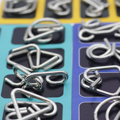 Metall-Puzzle-Ring-Set