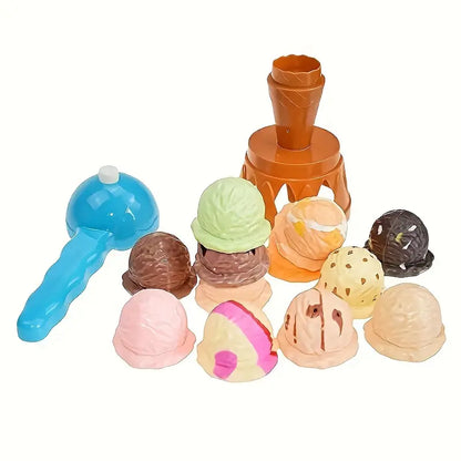 Lustiges Eiscreme-Balance-Spiel für Kinder