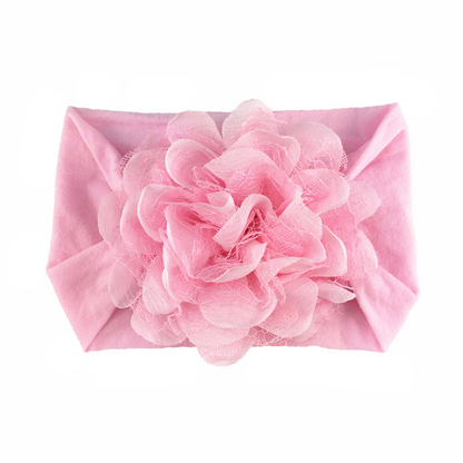 Baby Haarband mit Blume – Weiches Stirnband für Neugeborene & Kleinkinder