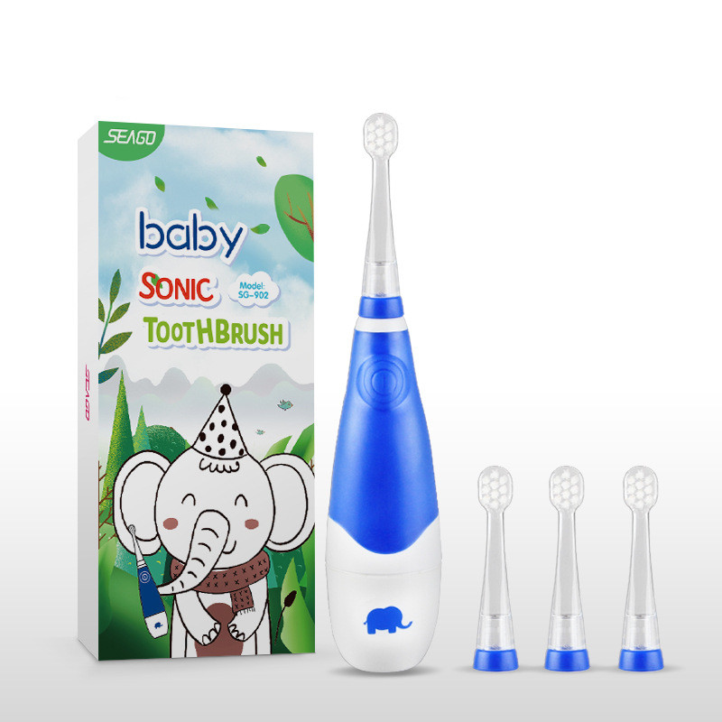 Elektrische Baby Schallzahnbürste – Sanfte Kinderzahnbürste