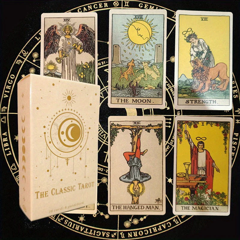 Traditionelles Tarotkarten-Set (78 Karten)