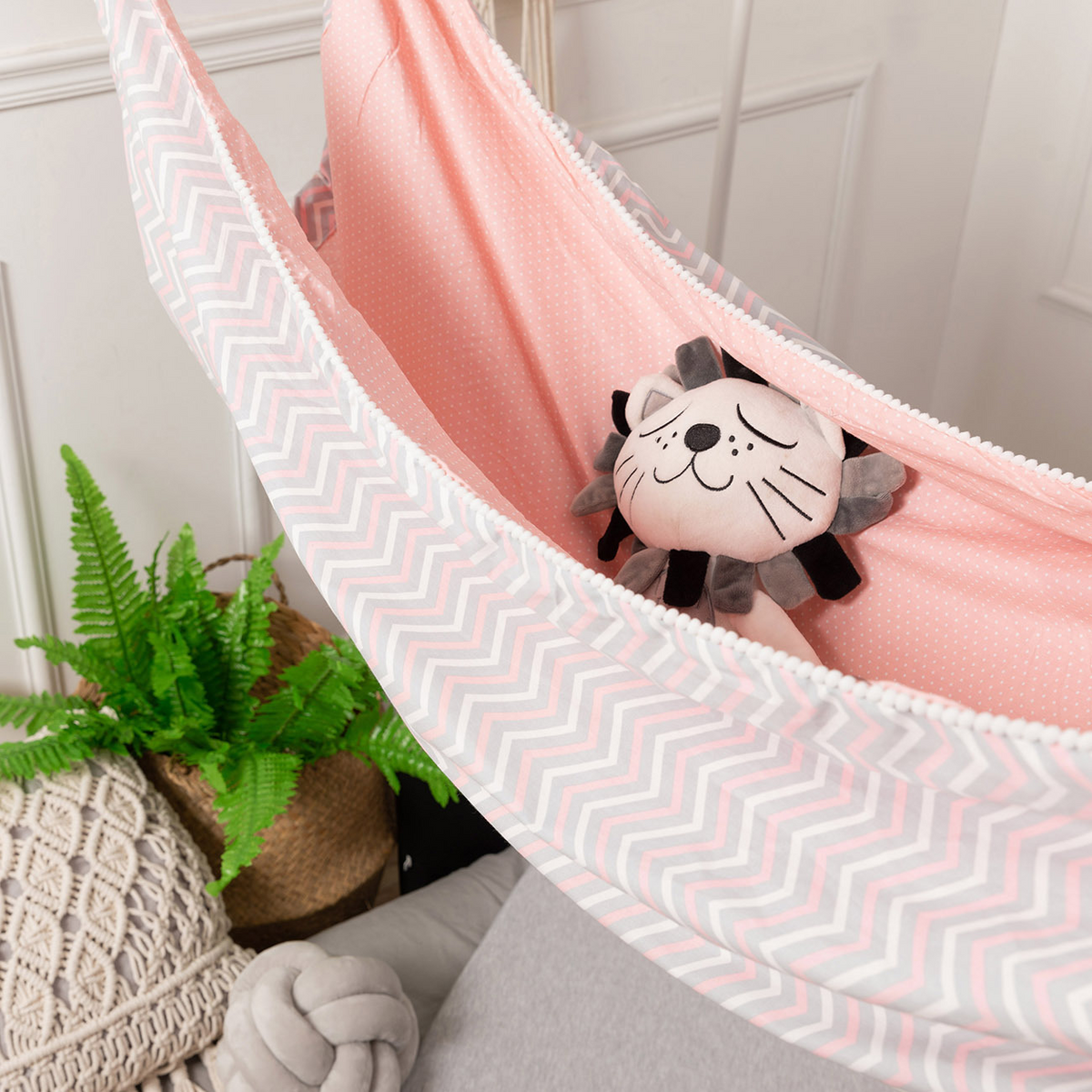 Baby Hängematte für Gitterbett – Weiche Einschlafhilfe für Neugeborene