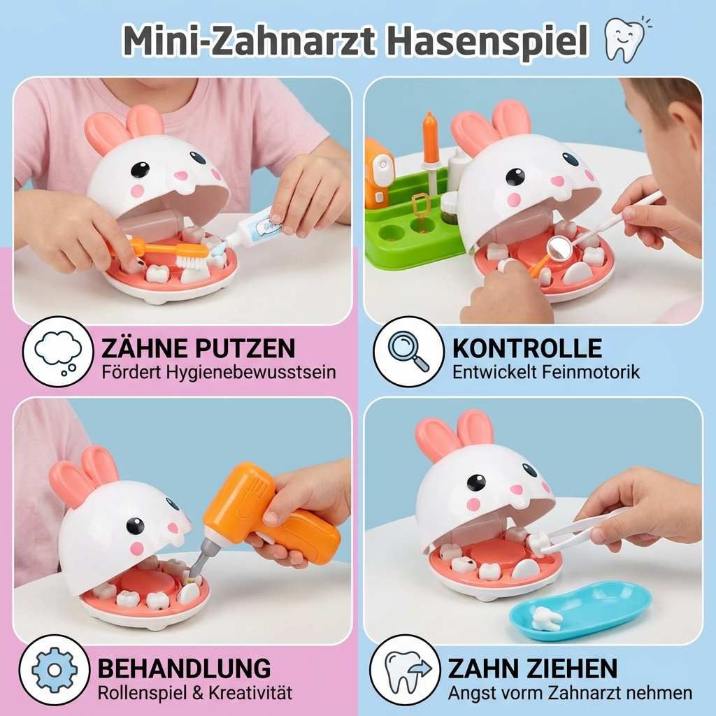 Mini-Zahnarzt Hasenspiel