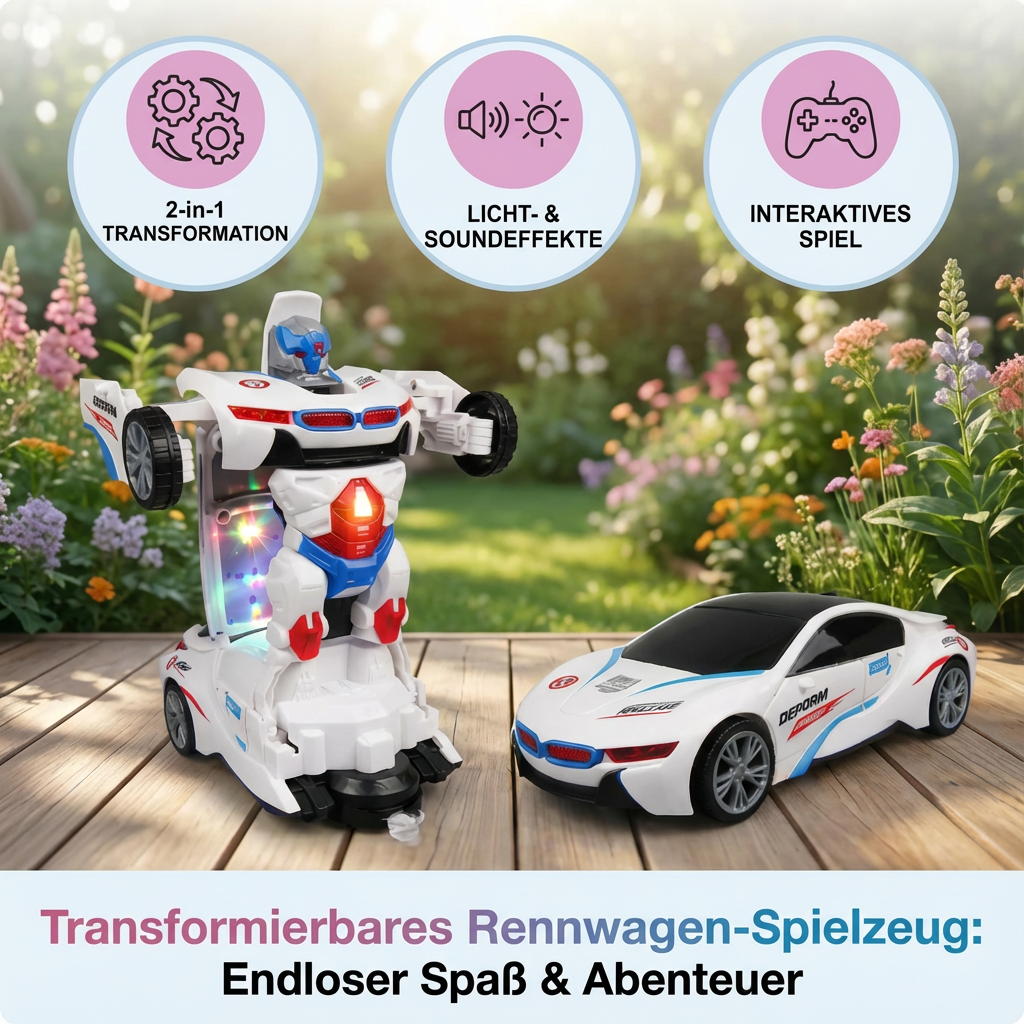 Transformierbares Rennwagen-Spielzeug
