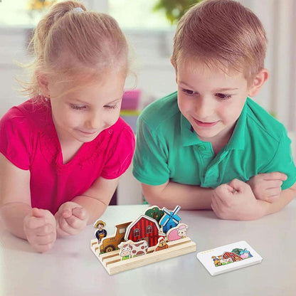 Märchenhaftes Kombinationsspiel – Kreatives 3D-Holzpuzzle