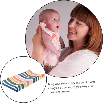 Wickelauflagenbezug für Babys – Weicher Spannbezug für Wickelkommode