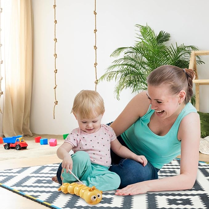 Lustige Wackelraupe – Aufziehbares Krabbelspielzeug