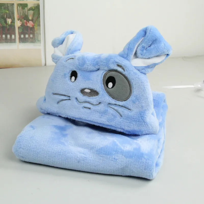 Kinder Kapuzen-Badetuch – Weiches Handtuch mit Tiermotiv