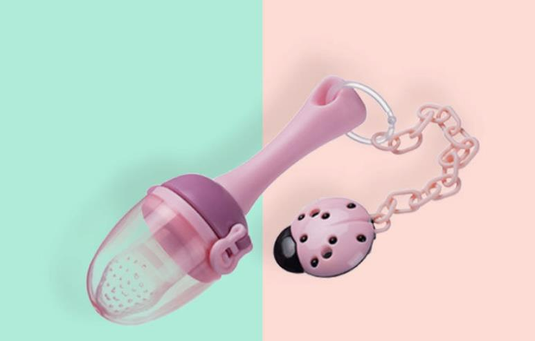 Baby Fruchtsauger und Feeder – Silikon Beißring und Fütterhilfe