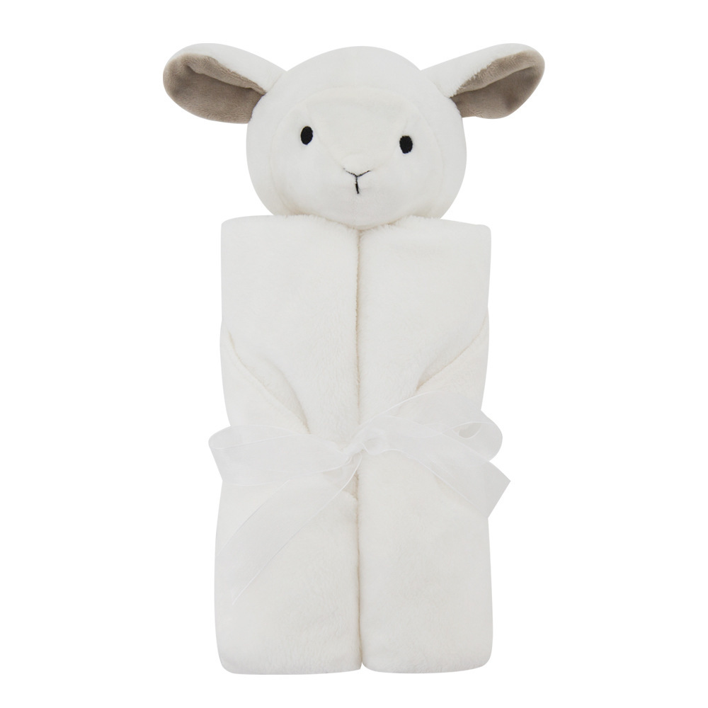 Kuschelige Babydecke mit Hasen-Design – Flauschige Baby Kuscheldecke