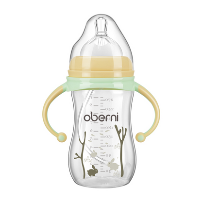 Babyflasche mit Griff – Weithalsflasche für Neugeborene