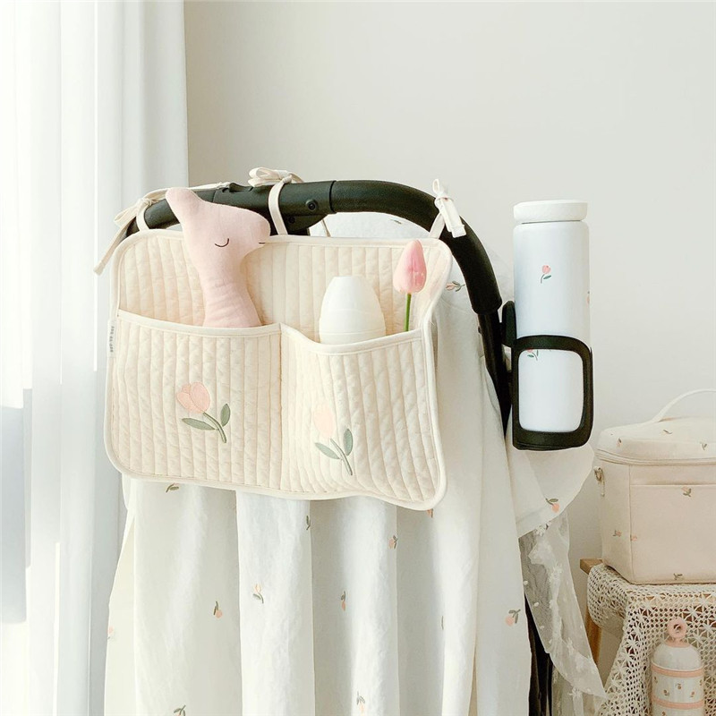 Baby Aufbewahrungstasche zum Hängen – Für Kinderbett & Kinderwagen