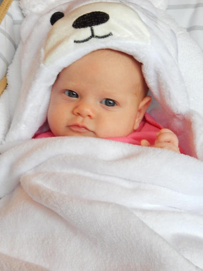 Baby Badetuch mit Kapuze – Weiches und Flauschiges Handtuch