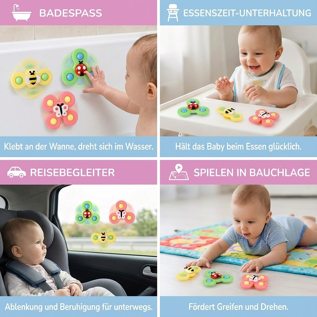 Lustiges Kinder Karusell Spielzeug 3er Set
