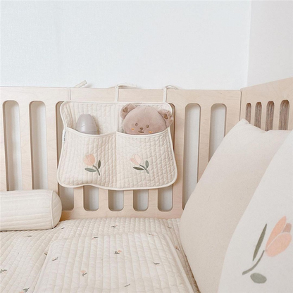 Baby Aufbewahrungstasche zum Hängen – Für Kinderbett & Kinderwagen