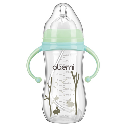 Babyflasche mit Griff – Weithalsflasche für Neugeborene