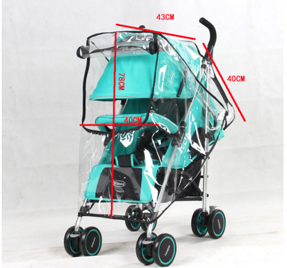 Regenverdeck für Kinderwagen – Wasserdichte Schutzhülle für Kinderwagen