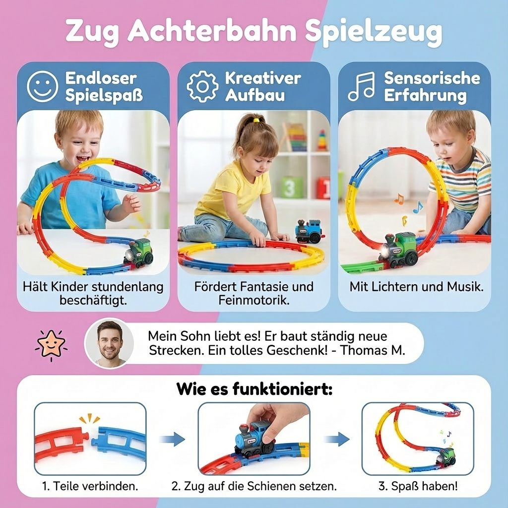 Zug Achterbahn Spielzeug
