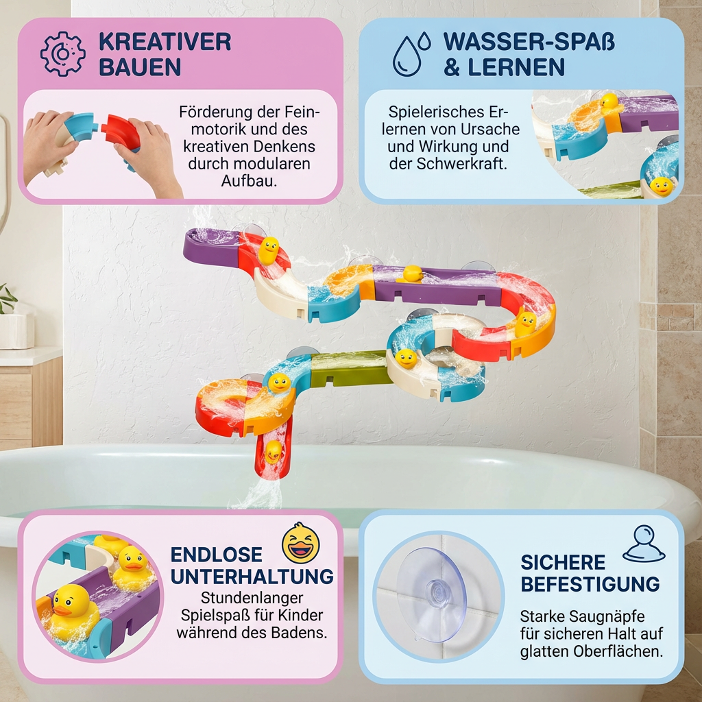 Entenrutsche Badespielzeug