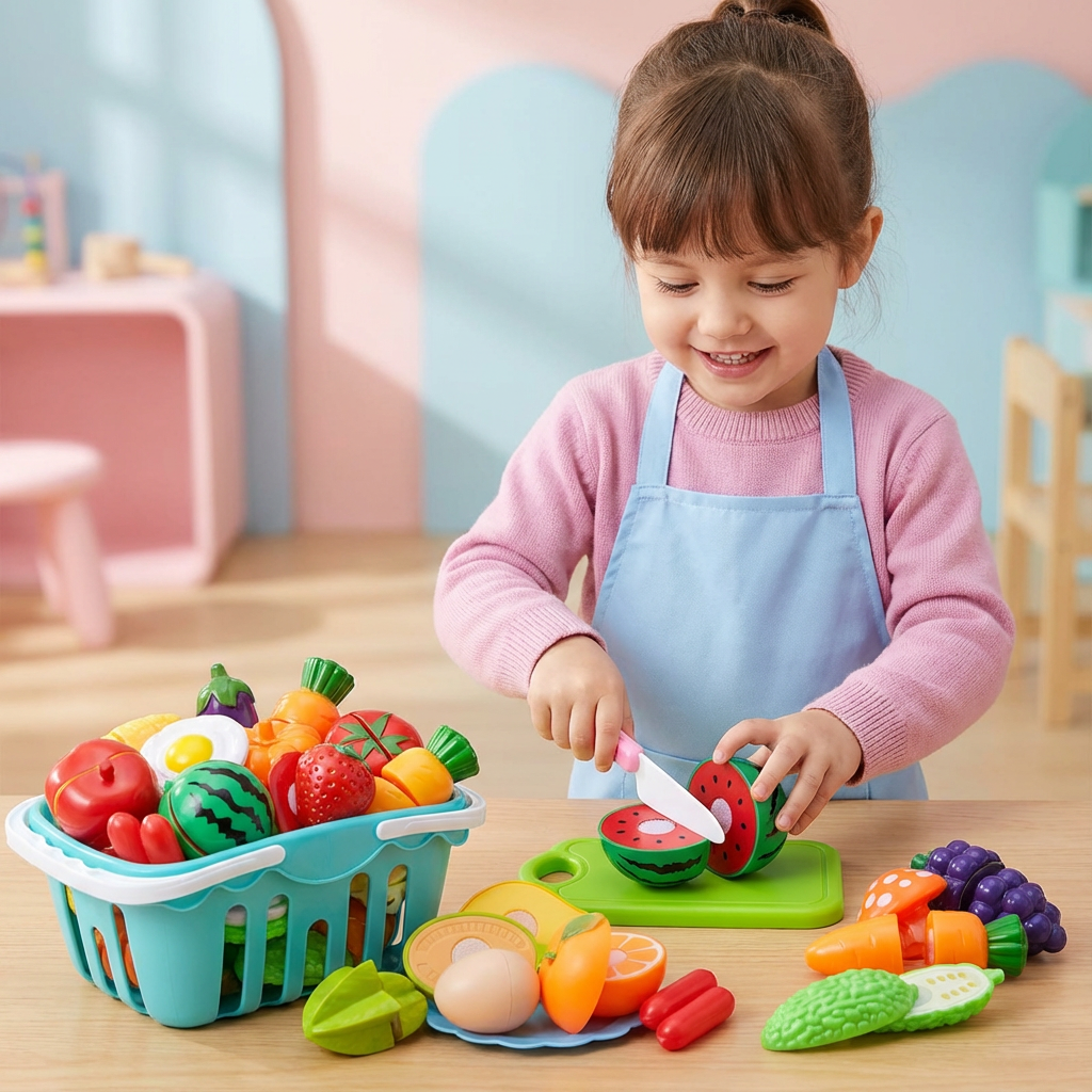 Obst und Gemüse Schneide Spielset