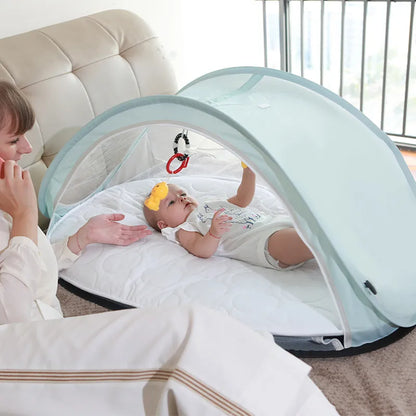Baby Moskito-Netz – Zusammenklappbares Baby Reisebett und Schutznetz
