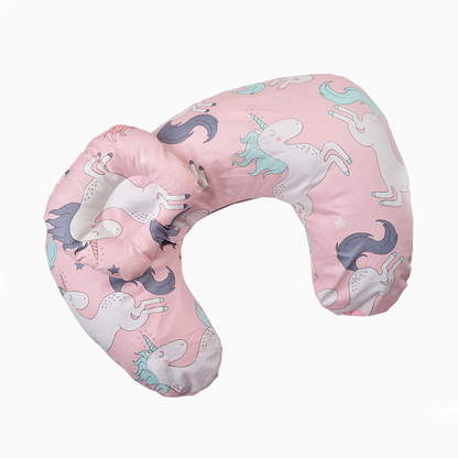 Multifunktionales Stillkissen mit Babykopfkissen für Mama & Baby