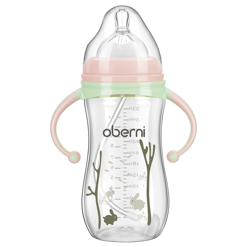 Babyflasche mit Griff – Weithalsflasche für Neugeborene