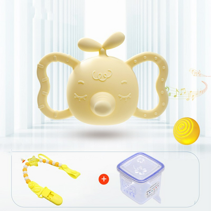 Silikon Beißspielzeug für Babys - Elefanten-Design