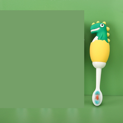 Kinder Zahnbürste Dino – Weiche Lernzahnbürste für Kleinkinder & Babys