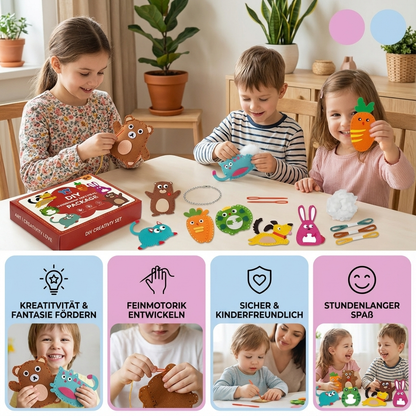 Sicheres Filz Tier Set Zum Selber Nähen